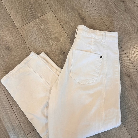Free People Barrel White Jeans - Picture 5 of 5